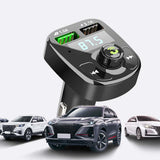 Maxbell Car Bluetooth FM Transmitter MP3 Music Player Dual USB Fast Charging Button