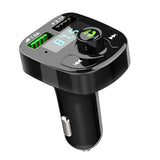 Maxbell Car Bluetooth FM Transmitter MP3 Music Player Dual USB Fast Charging Button