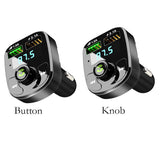Maxbell Car Bluetooth FM Transmitter MP3 Music Player Dual USB Fast Charging Button