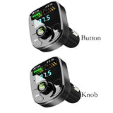 Maxbell Car Bluetooth FM Transmitter MP3 Music Player Dual USB Fast Charging Button