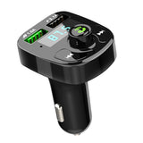 Maxbell Car Bluetooth FM Transmitter MP3 Music Player Dual USB Fast Charging Knob