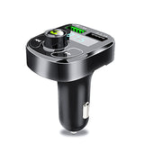 Maxbell Car Bluetooth FM Transmitter MP3 Music Player Dual USB Fast Charging Knob