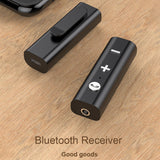 Maxbell Portable Lavalier Clip On Bluetooth Audio Receiver Mic Support Stereo Music