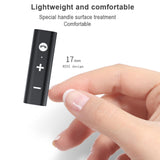 Maxbell Portable Lavalier Clip On Bluetooth Audio Receiver Mic Support Stereo Music