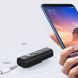 Maxbell Portable Lavalier Clip On Bluetooth Audio Receiver Mic Support Stereo Music