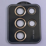 Maxbell Phones Camera Lens Protectors for Samsung Galaxy S22Ultra Accessory Gold