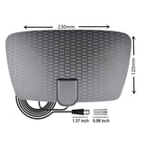 Maxbell TV Antenna 4K 1080P Long Range 200 Mile Range for All Television Black