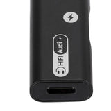 Maxbell 2 in 1 USB Type C to AUX Charger Adapter PD 60W Fast Charging MH338A Black