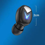Maxbell S600 Mini Single Wireless Earbuds Noise Reduction Earphones Champaign Gold