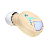 Maxbell S600 Mini Single Wireless Earbuds Noise Reduction Earphones Champaign Gold