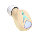 Maxbell S600 Mini Single Wireless Earbuds Noise Reduction Earphones Champaign Gold