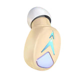 Maxbell S600 Mini Single Wireless Earbuds Noise Reduction Earphones Champaign Gold