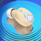 Maxbell S600 Mini Single Wireless Earbuds Noise Reduction Earphones Champaign Gold