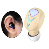 Maxbell S600 Mini Single Wireless Earbuds Noise Reduction Earphones Champaign Gold