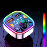 Maxbell Bluetooth FM Transmitter Fast Charging Support USB Disk PD 2 USB Port Type C