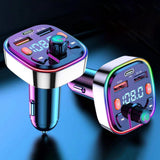 Maxbell Bluetooth FM Transmitter Fast Charging Support USB Disk PD 2 USB Port Type C