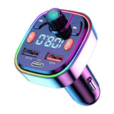 Maxbell Bluetooth FM Transmitter Fast Charging Support USB Disk PD 2 USB Port Type C