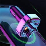 Maxbell Bluetooth FM Transmitter Fast Charging Support USB Disk PD 2 USB Port Type C