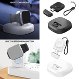 Maxbell Watch Charger Stand Non-Slip Magnetic for iwatch S2/S3/S4/S5/S6/S7/SE White