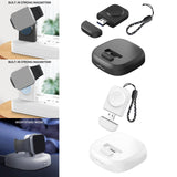 Maxbell Watch Charger Stand Non-Slip Magnetic for iwatch S2/S3/S4/S5/S6/S7/SE White