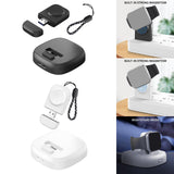 Maxbell Watch Charger Stand Non-Slip Magnetic for iwatch S2/S3/S4/S5/S6/S7/SE White
