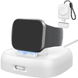 Maxbell Watch Charger Stand Non-Slip Magnetic for iwatch S2/S3/S4/S5/S6/S7/SE White