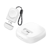 Maxbell Watch Charger Stand Non-Slip Magnetic for iwatch S2/S3/S4/S5/S6/S7/SE White