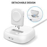 Maxbell Watch Charger Stand Non-Slip Magnetic for iwatch S2/S3/S4/S5/S6/S7/SE White