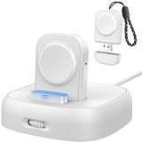 Maxbell Watch Charger Stand Non-Slip Magnetic for iwatch S2/S3/S4/S5/S6/S7/SE White
