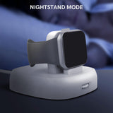 Maxbell Watch Charger Stand Non-Slip Magnetic for iwatch S2/S3/S4/S5/S6/S7/SE White