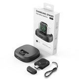 Maxbell Watch Charger Stand Non-Slip Magnetic for iwatch S2/S3/S4/S5/S6/S7/SE Black
