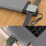 Maxbell Watch Charger Stand Non-Slip Magnetic for iwatch S2/S3/S4/S5/S6/S7/SE Black