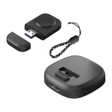 Maxbell Watch Charger Stand Non-Slip Magnetic for iwatch S2/S3/S4/S5/S6/S7/SE Black