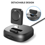 Maxbell Watch Charger Stand Non-Slip Magnetic for iwatch S2/S3/S4/S5/S6/S7/SE Black