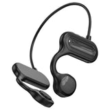 Maxbell Bone Conduction Headphones Support TF Card Open Ear Driving Meeting Black Box