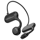 Maxbell Bone Conduction Headphones Support TF Card Open Ear Driving Meeting Black Box
