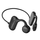 Maxbell Bone Conduction Headphones Support TF Card Open Ear Driving Meeting Black Box