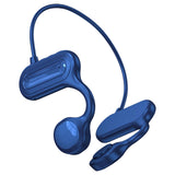 Maxbell Bone Conduction Headphones Support TF Card Open Ear Driving Meeting Blue Box