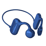 Maxbell Bone Conduction Headphones Support TF Card Open Ear Driving Meeting Blue Box