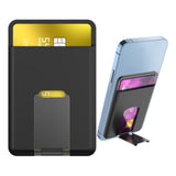 Maxbell Magnetic Wallet Card Holder for iPhone 13 12 Pro Max Mini Black