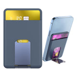 Maxbell Magnetic Wallet Card Holder for iPhone 13 12 Pro Max Mini Dark Blue