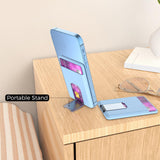 Maxbell Magnetic Wallet Card Holder for iPhone 13 12 Pro Max Mini Light Blue