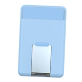 Maxbell Magnetic Wallet Card Holder for iPhone 13 12 Pro Max Mini Light Blue