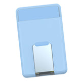 Maxbell Magnetic Wallet Card Holder for iPhone 13 12 Pro Max Mini Light Blue