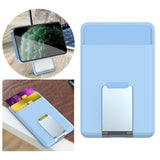 Maxbell Magnetic Wallet Card Holder for iPhone 13 12 Pro Max Mini Light Blue