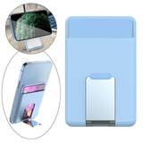Maxbell Magnetic Wallet Card Holder for iPhone 13 12 Pro Max Mini Light Blue