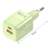 Maxbell 33W Dual Port Wall Charger Adapter Smart Chip for iOS Android Phones EU