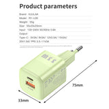Maxbell 33W Dual Port Wall Charger Adapter Smart Chip for iOS Android Phones EU