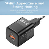 Maxbell Compact 33W USB Dual Port Charger Travel for iOS Phone 8 - 13 Tablets EU