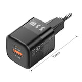 Maxbell Compact 33W USB Dual Port Charger Travel for iOS Phone 8 - 13 Tablets EU
